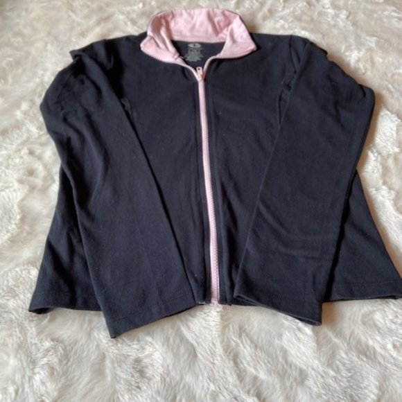 2/$40 Athletic Works Black Jacket & Yoga Pants Girls Size L - Picture 2 of 8